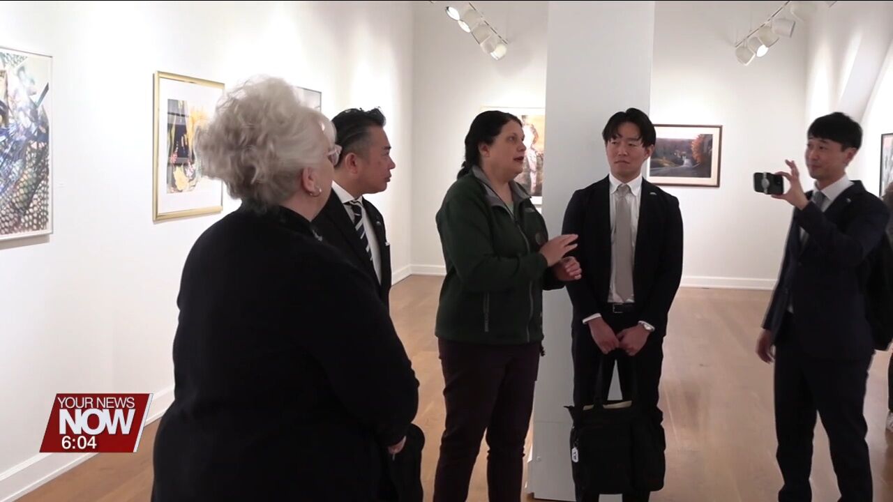 Harima-cho delegates are welcomed to the city of Lima